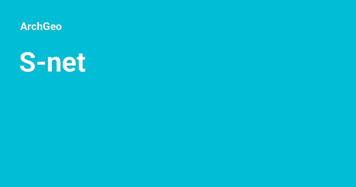 S-net - ArchGeo